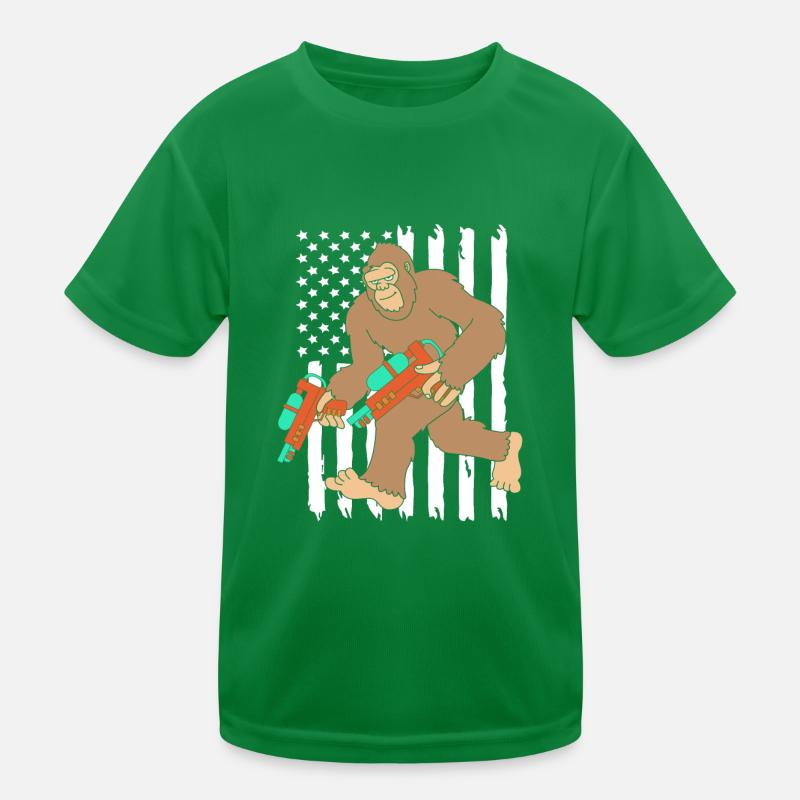 Wasserpistole Kinder Funktions-T-Shirt