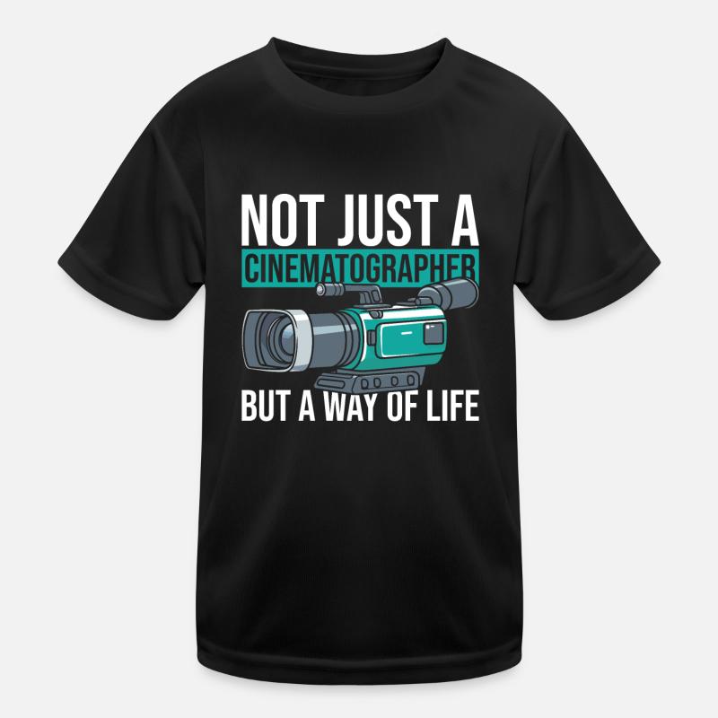 Cameraman Kids Functional T-Shirt