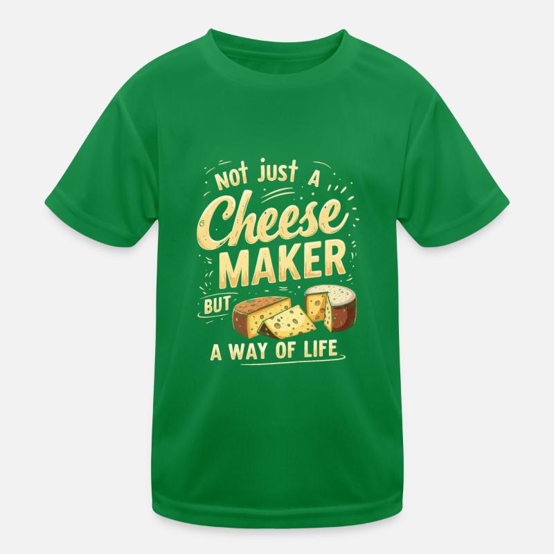 Cheesemaker Kids Functional T-Shirt