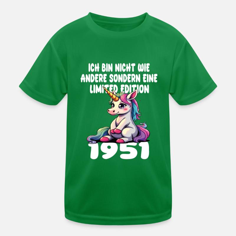 Edition Limitée 1951 Anniversaire Né 1951 T-shirt sport Enfant