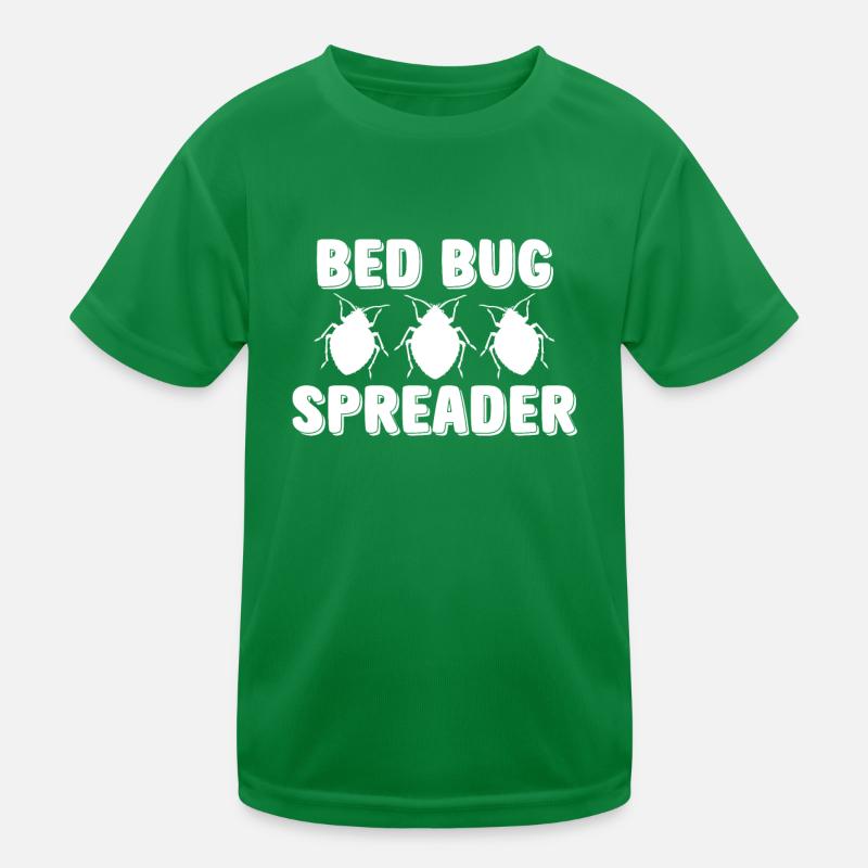 Bed Bug Spreader Lustiger Bettwanzen Spruch Kinder Funktions-T-Shirt