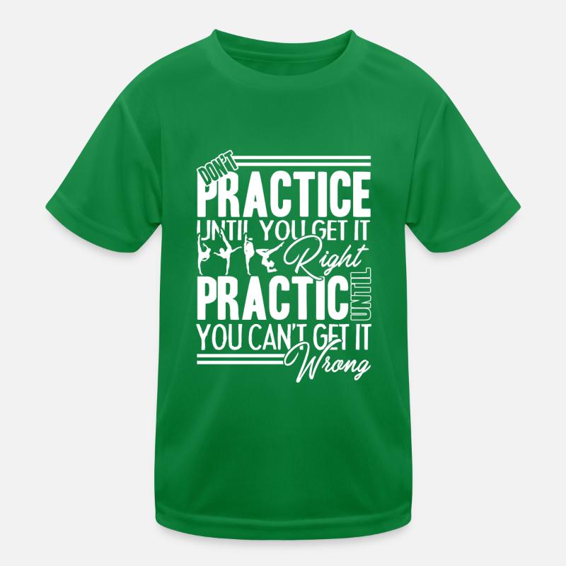 Gymnastic Practice Gymnastic Kids Functional T-Shirt