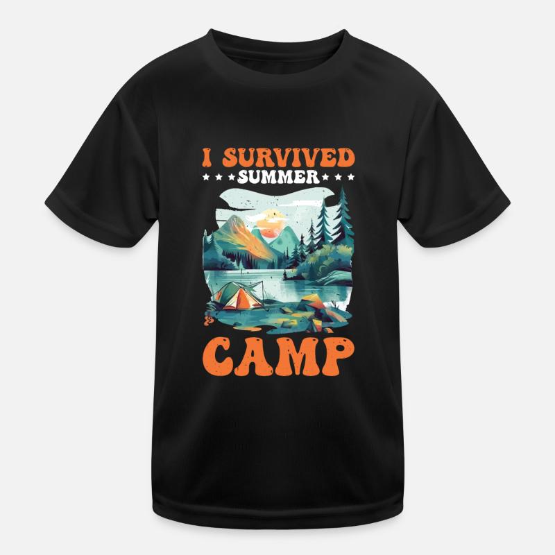 I Survived Summer Camp 5 Kinder Funktions-T-Shirt