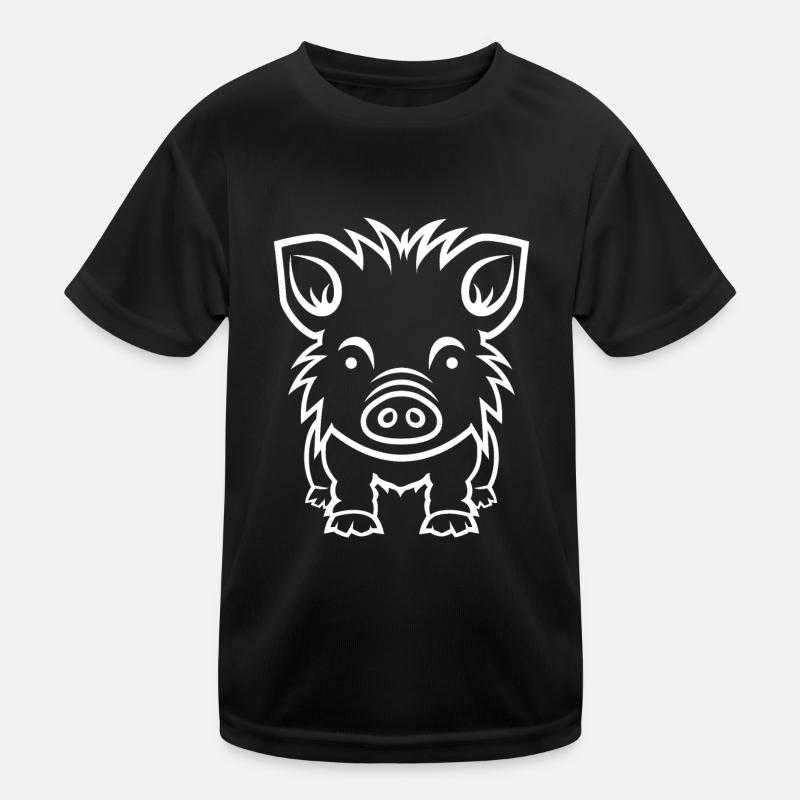 Wild boar Kids Functional T-Shirt
