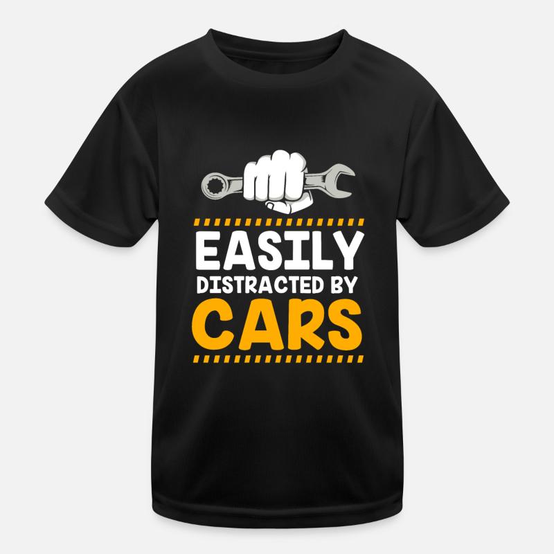 Autofahrer Kinder Funktions-T-Shirt
