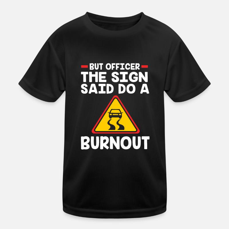 Autofahrer Kinder Funktions-T-Shirt