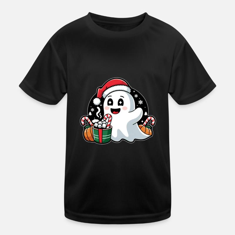 Fröhlicher Weihnachtsgeist Kinder Funktions-T-Shirt