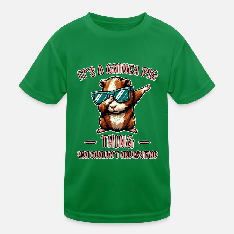 Dicton de cochon d’Inde, Cadeau de cochon d’Inde T-shirt sport Enfant