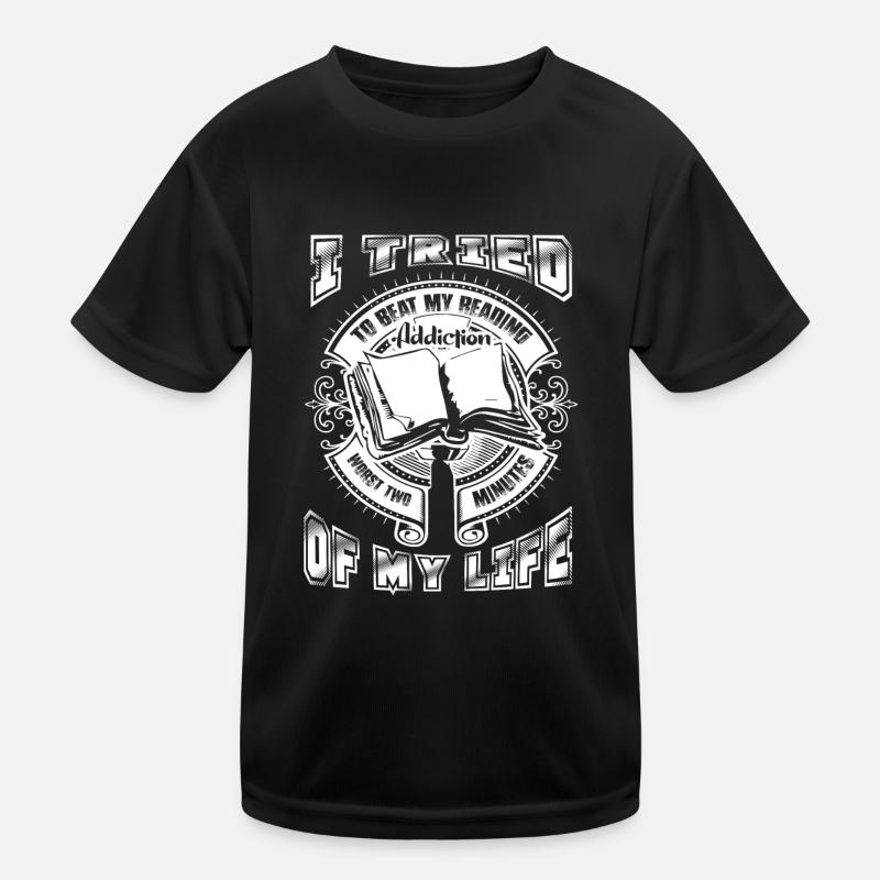 Reading Reading Addiction Kids Functional T-Shirt
