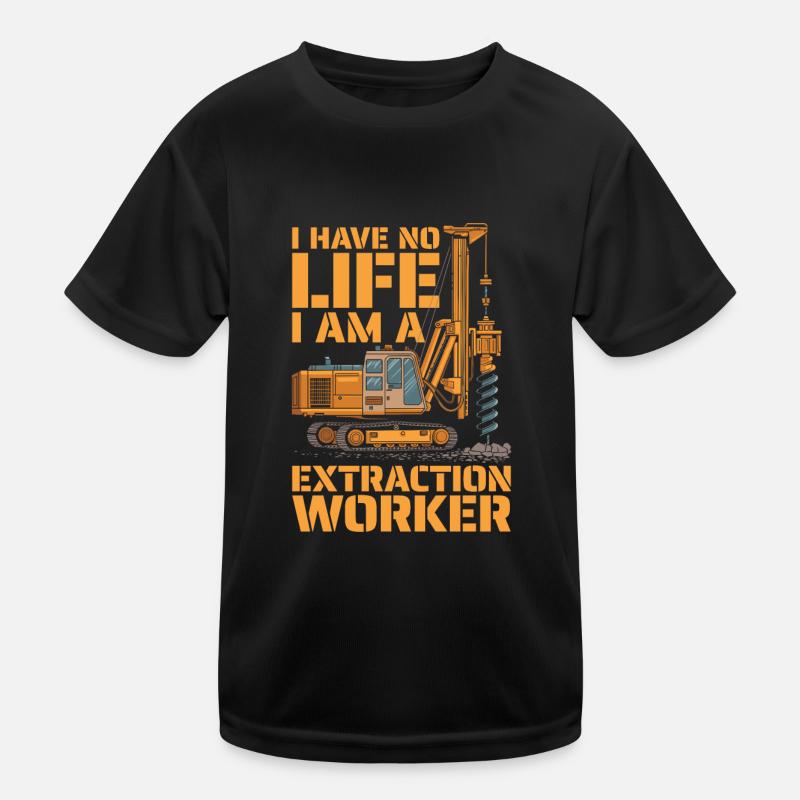 Travailleur d’extraction T-shirt sport Enfant