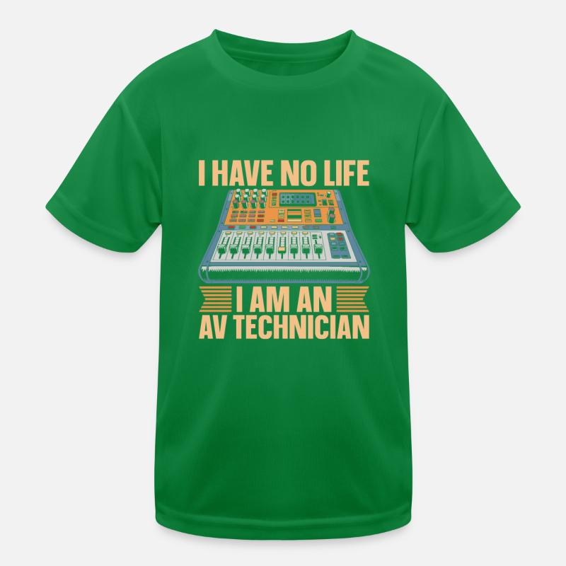 Av Technician Kids Functional T-Shirt