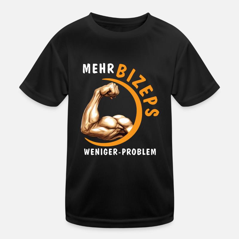 PLUS DE BICEPS, MOINS DE PROBLÈMES T-shirt sport Enfant