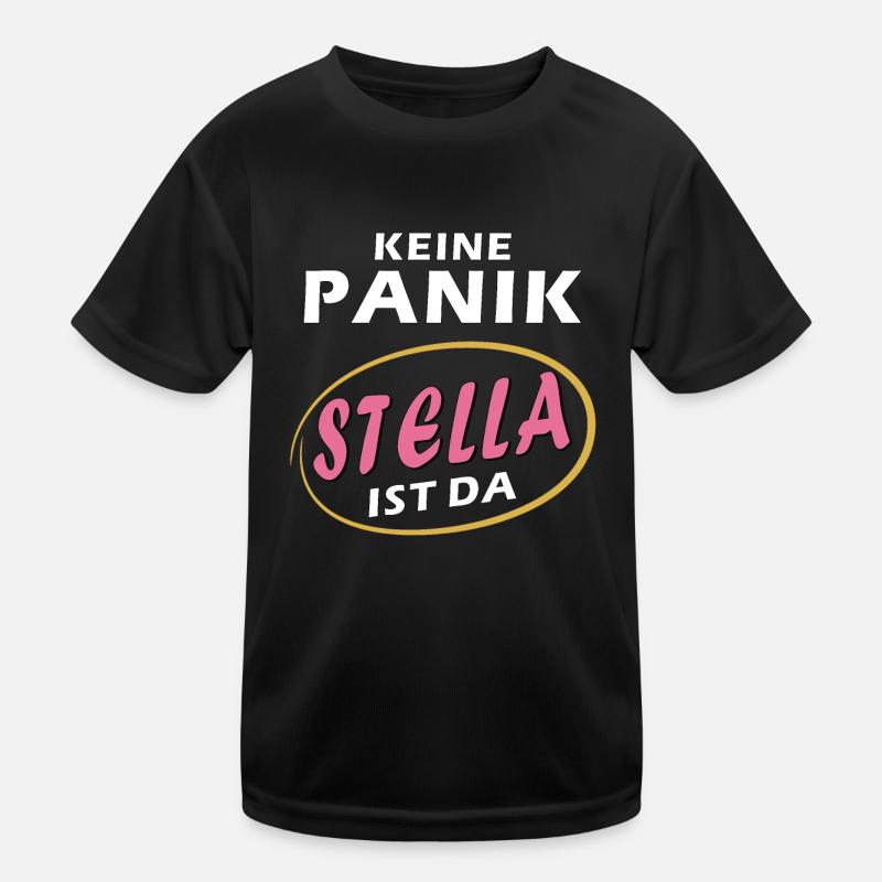DON'T PANIC STELLA IS HERE Kids Functional T-Shirt