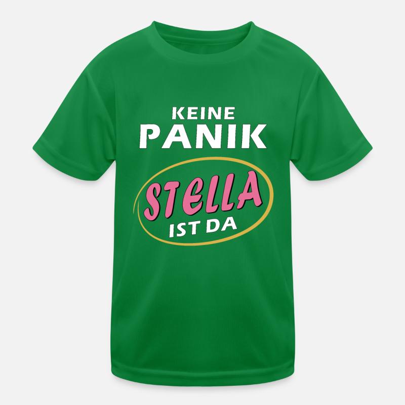 DON'T PANIC STELLA IS HERE Kids Functional T-Shirt