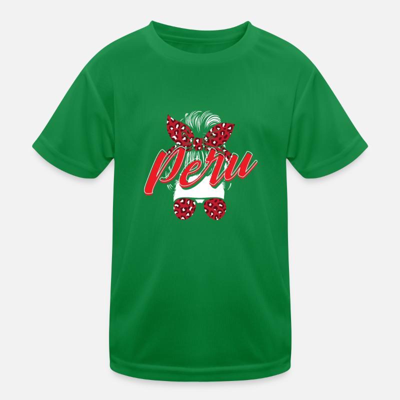 Peru Peruaner Geschenk Kinder Funktions-T-Shirt