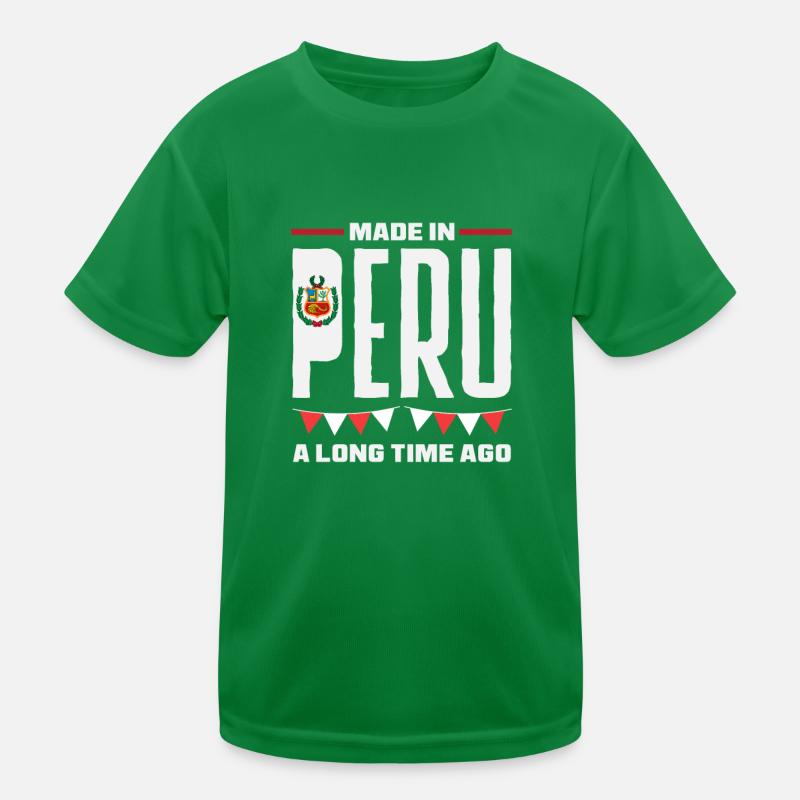 Peru Peruaner Geschenk Kinder Funktions-T-Shirt
