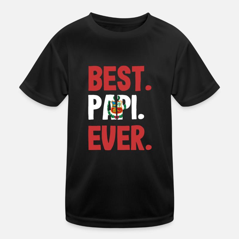 Peru Peruaner Geschenk Kinder Funktions-T-Shirt