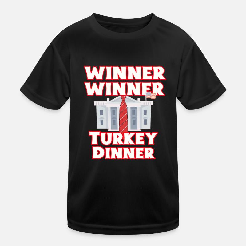  Gewinner thanksgiving dinner Kinder Funktions-T-Shirt