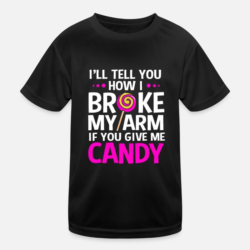 Broken Arm Bone Fracture Kids Functional T-Shirt
