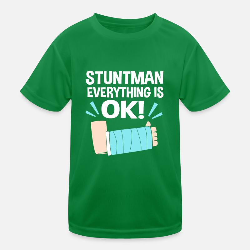 Broken Arm Bone Fracture Kids Functional T-Shirt