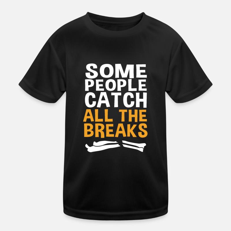 Broken Arm Bone Fracture Kids Functional T-Shirt