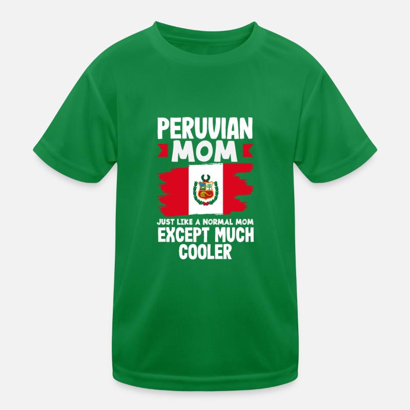 Peru Peruaner Geschenk Kinder Funktions-T-Shirt