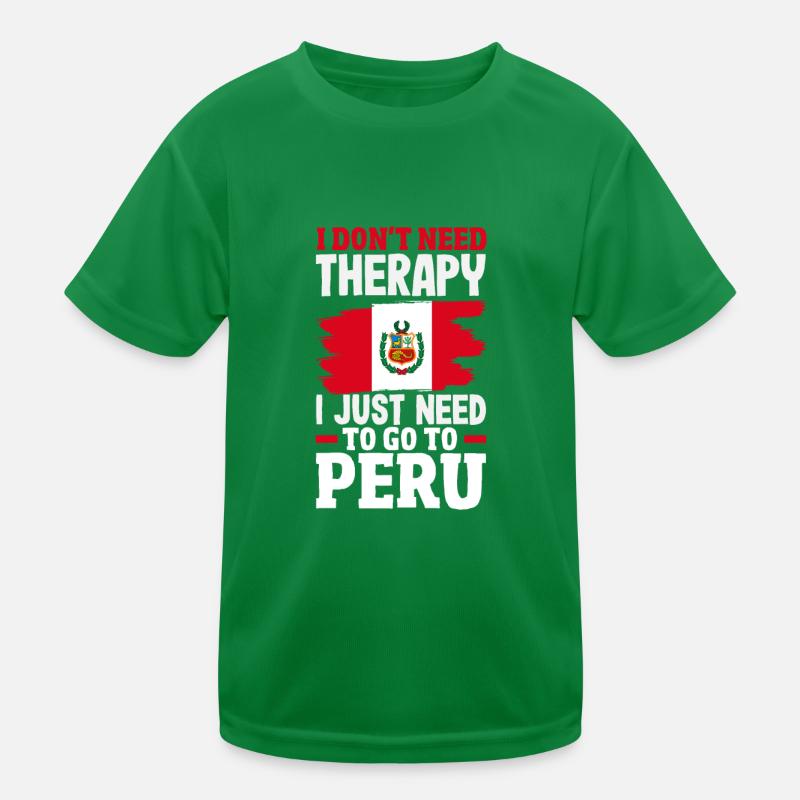 Peru Peruaner Geschenk Kinder Funktions-T-Shirt