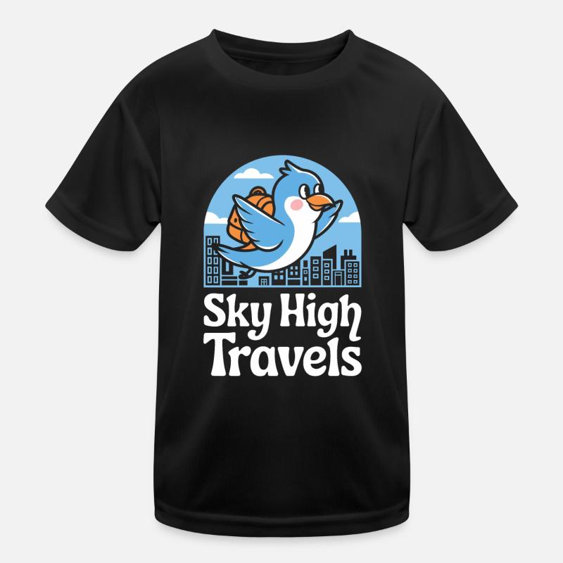 Amoureux de la migration des oiseaux Oiseaux migrateurs T-shirt sport Enfant