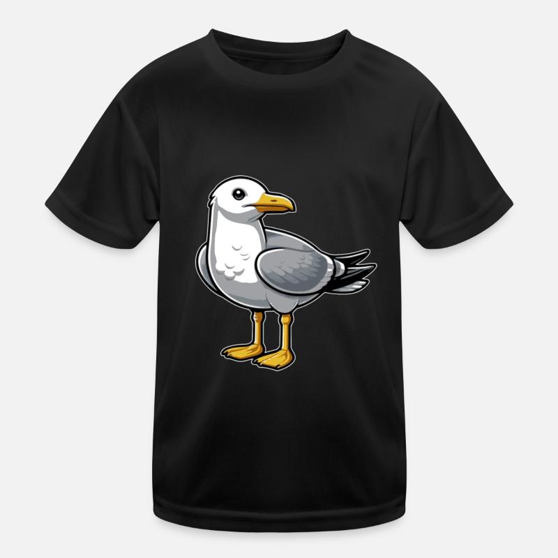 Möwe Kinder Funktions-T-Shirt