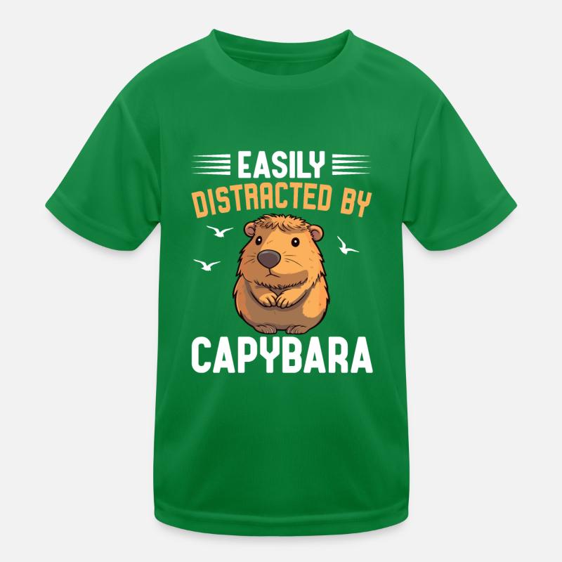 Capybara Kinder Funktions-T-Shirt