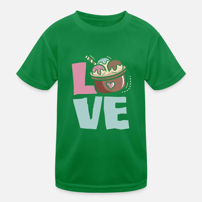 Cream Love for Cream Lovers Kids Functional T-Shirt