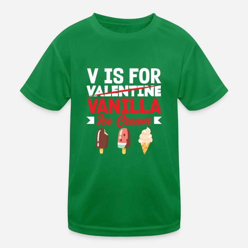 Vanille Eis Liebhaber Eiscreme Kinder Funktions-T-Shirt