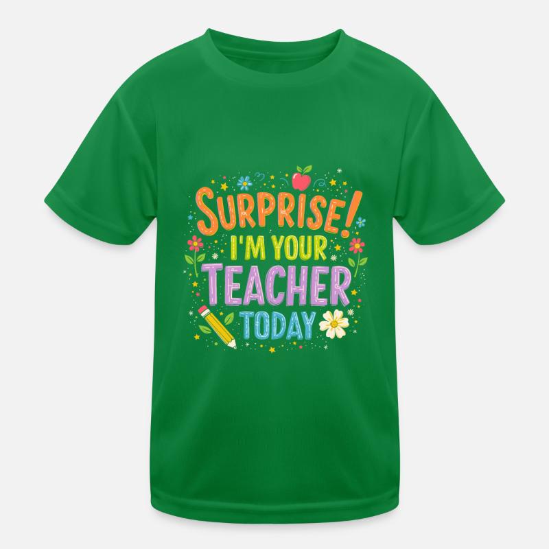 LEHRER Kinder Funktions-T-Shirt