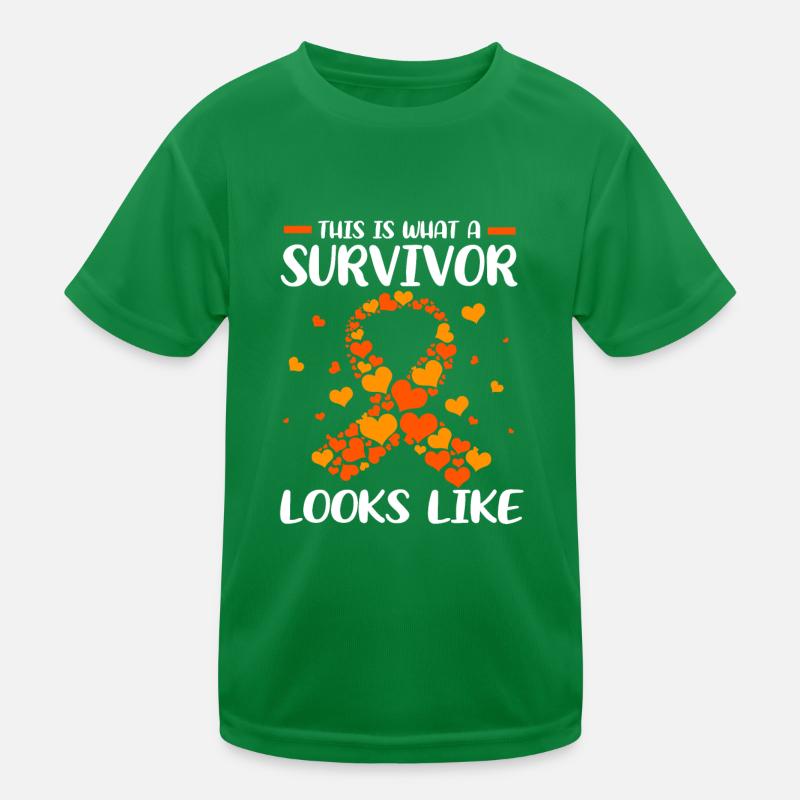 Leukemia Awareness Kids Functional T-Shirt