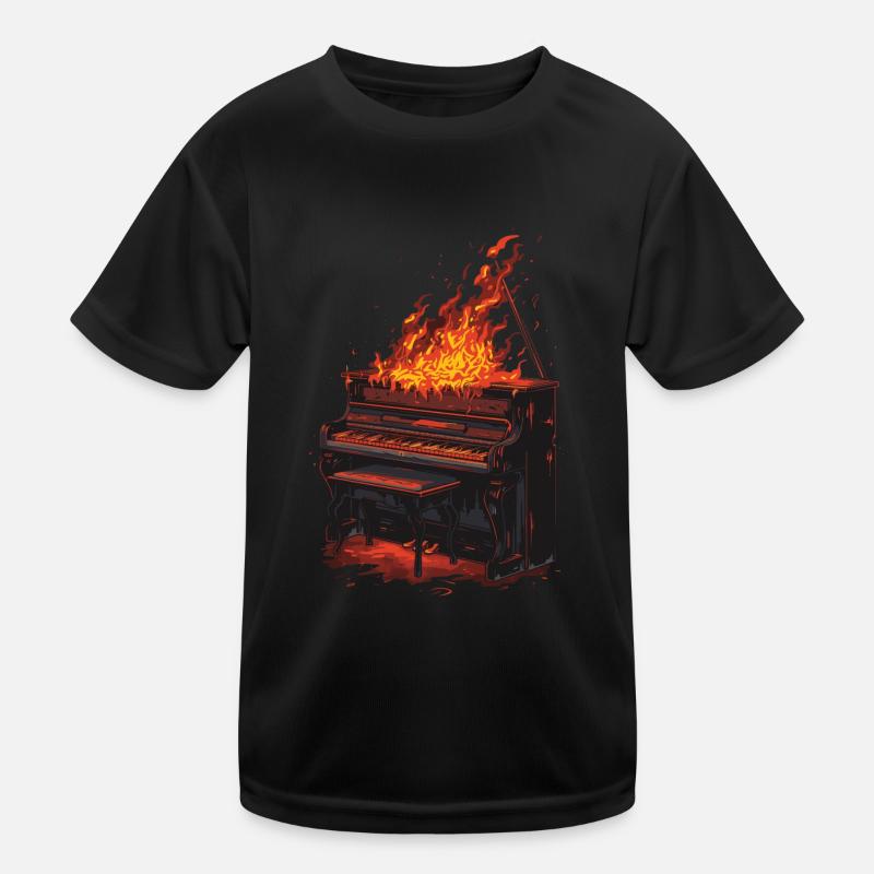 Piano Kids Functional T-Shirt