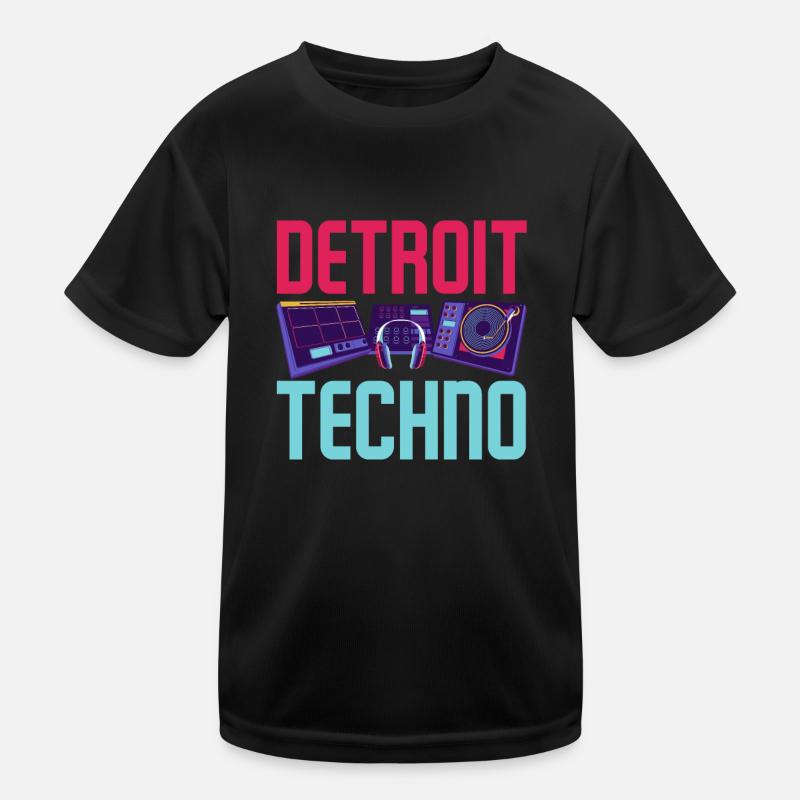 Techno de Détroit pour les amateurs de techno T-shirt sport Enfant