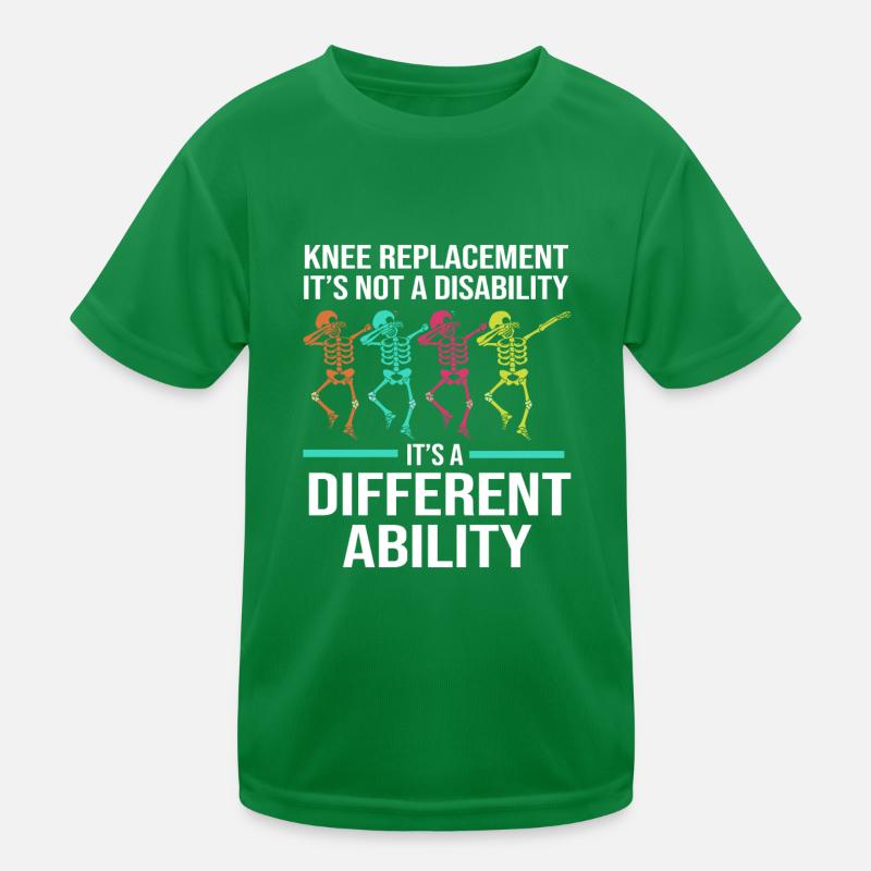 Knie Operation Kinder Funktions-T-Shirt