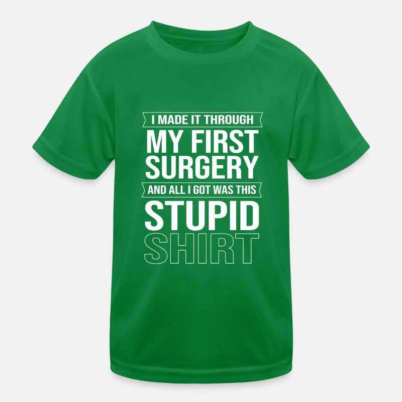 Knee Surgery Kids Functional T-Shirt