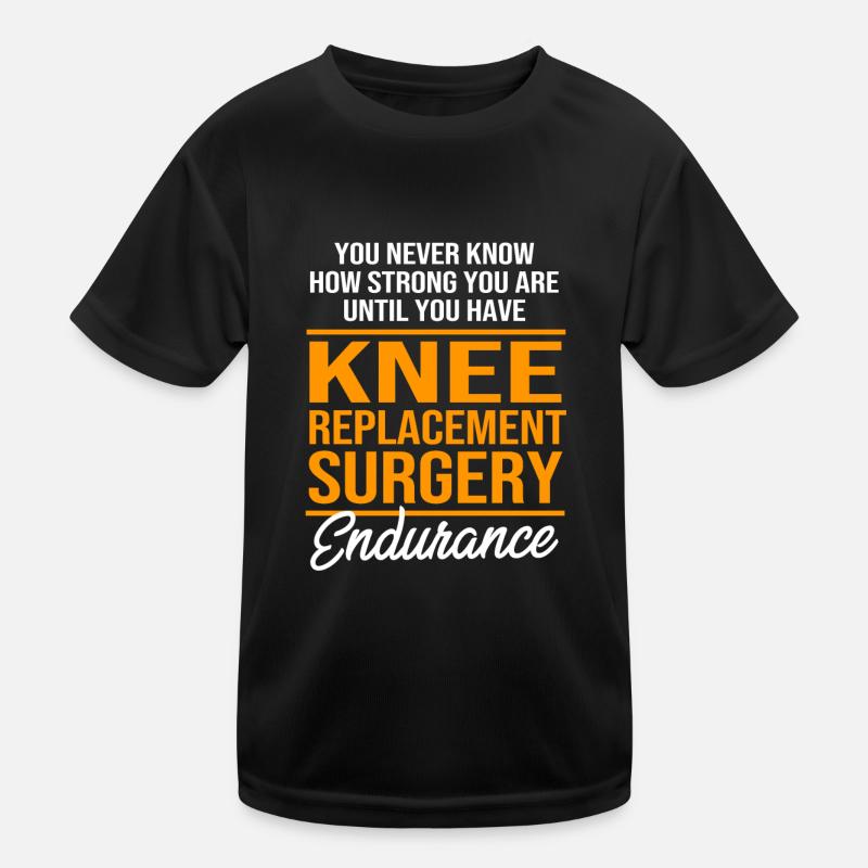 Knee Surgery Kids Functional T-Shirt