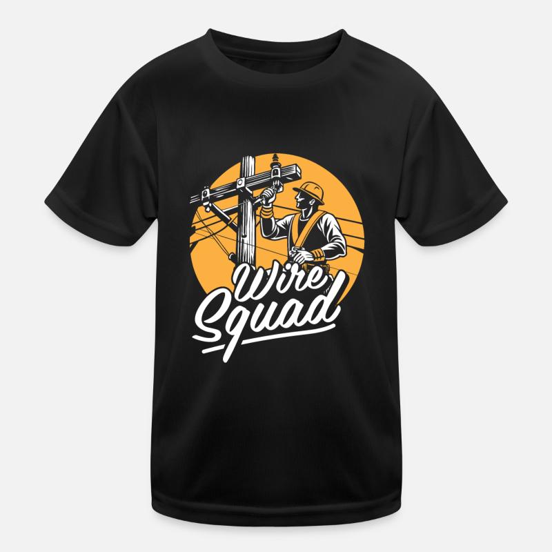 Lineman Squad Kids Functional T-Shirt