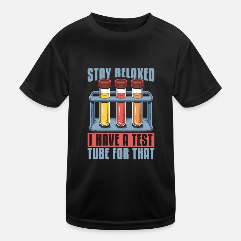 Laborant Kinder Funktions-T-Shirt