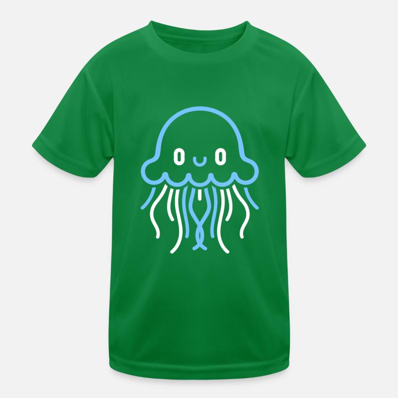 Qualle Kinder Funktions-T-Shirt