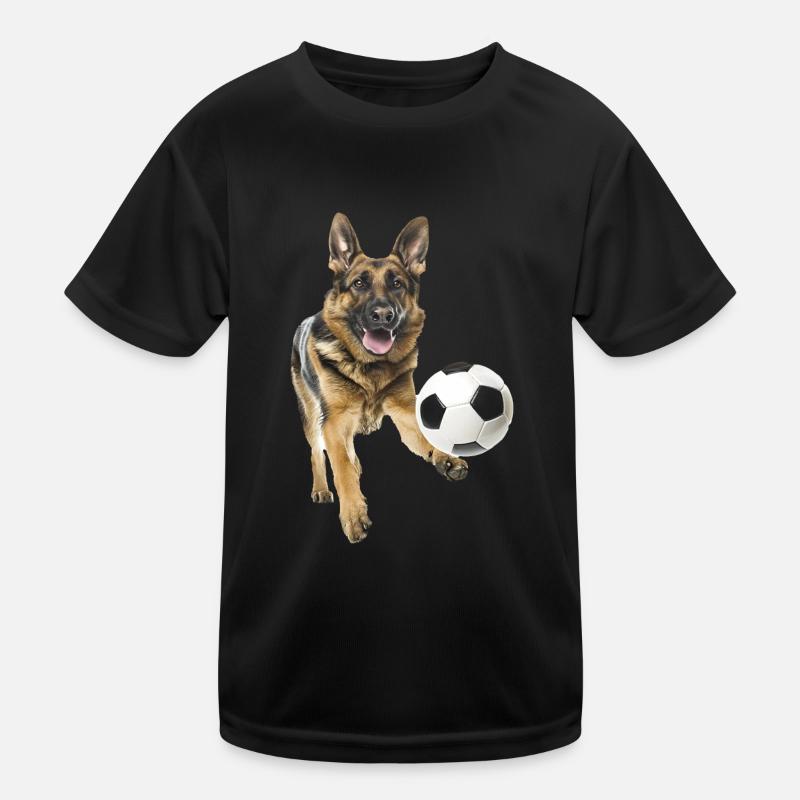 Deutscher Schäferhund Kinder Funktions-T-Shirt