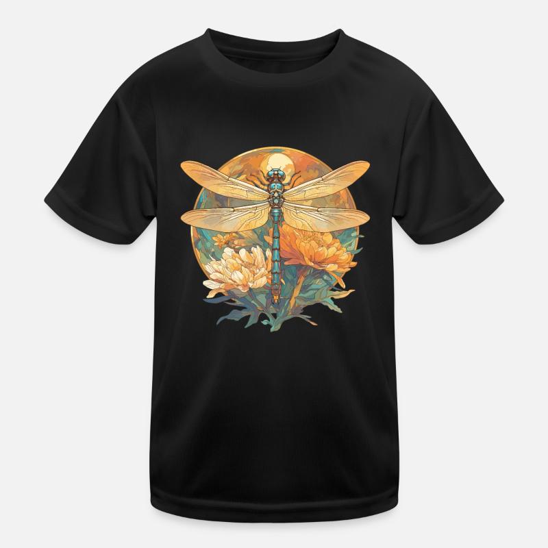 Libellen Libelle Kinder Funktions-T-Shirt