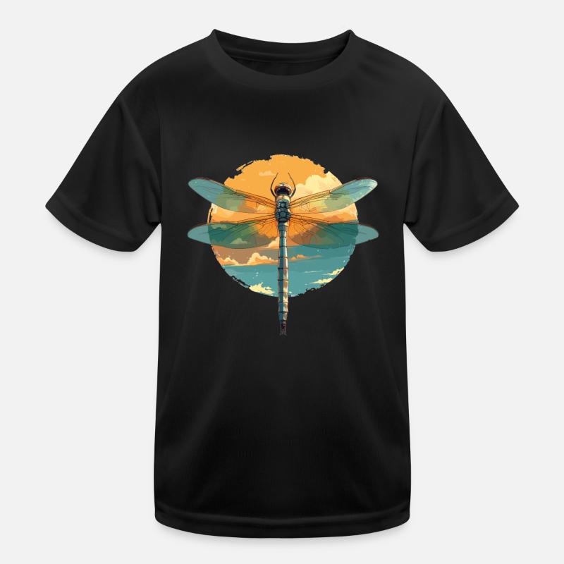 Libellen Libelle Kinder Funktions-T-Shirt