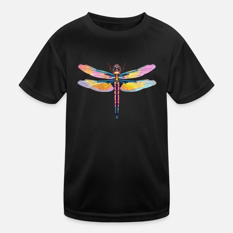 Libellen Libelle Kinder Funktions-T-Shirt