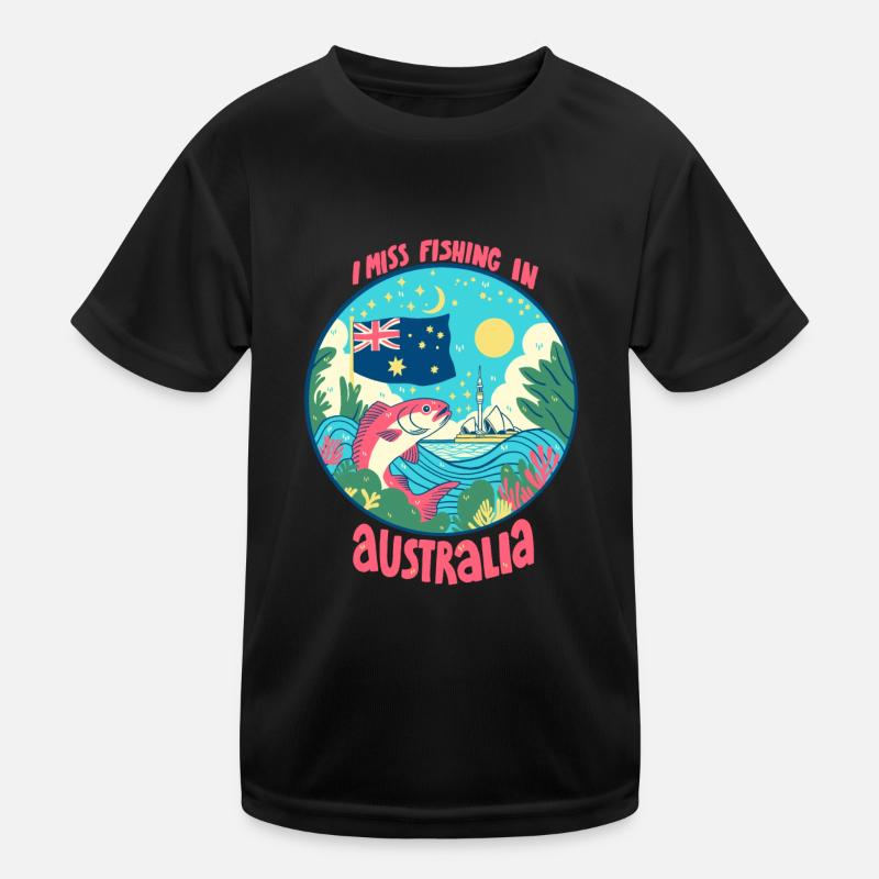 Pêche en Australie T-shirt sport Enfant