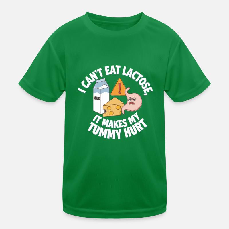 Intolérance au lactose Intolérance au lactose T-shirt sport Enfant