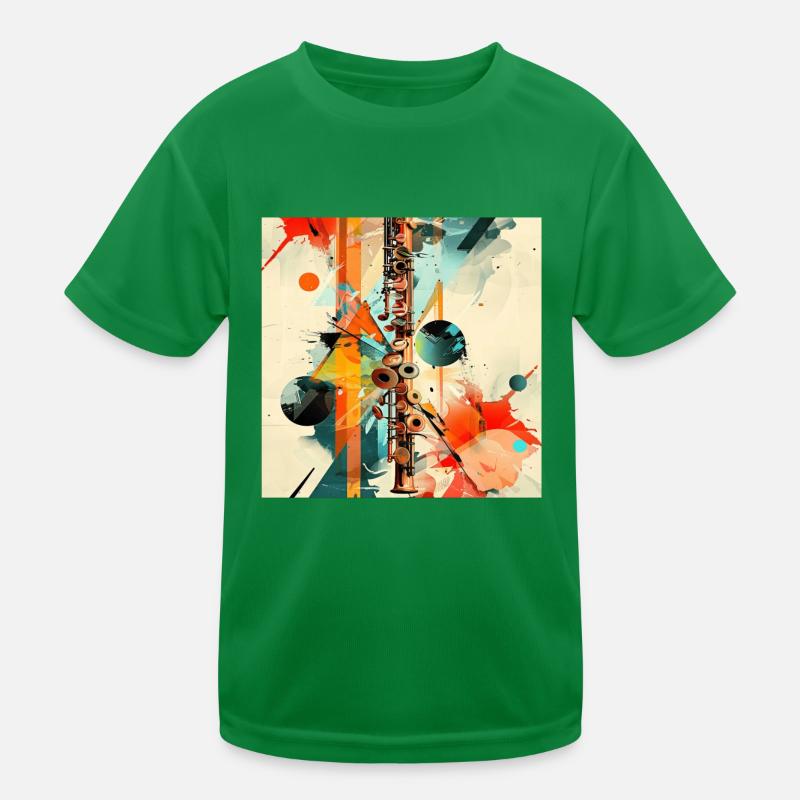 Flûte traversière T-shirt sport Enfant