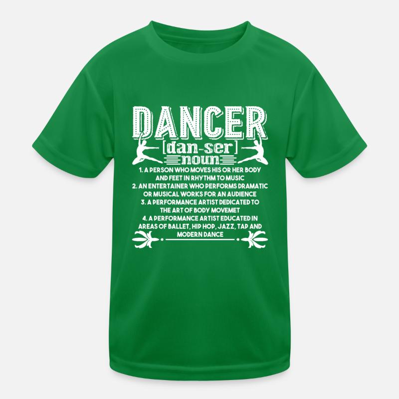Dancer Definition Kids Functional T-Shirt